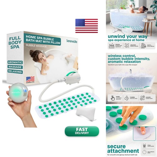 Serenelife bubble bath mat - bubble,