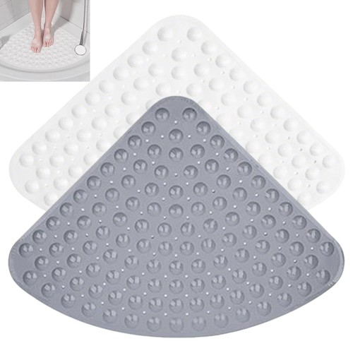Corner bath shower mat - bath,