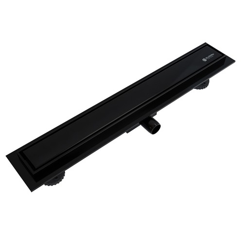600mm black bubble linear - black,