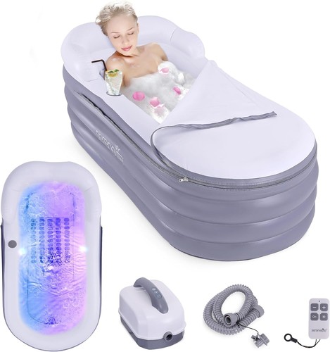 With bubble massage mat - bubble,
