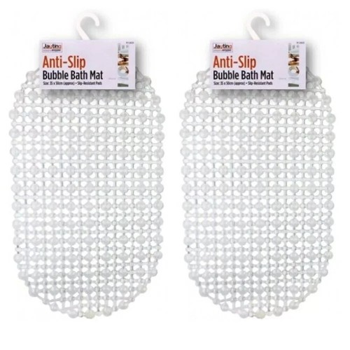 Non slip bath shower mat - 2x,